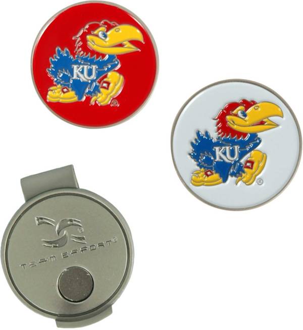 Team Effort Kansas Jayhawks Hat Clip and Ball Markers Set product image