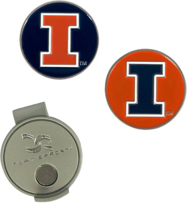 Team Effort Illinois Fighting Illini Hat Clip and Ball Markers Set product image