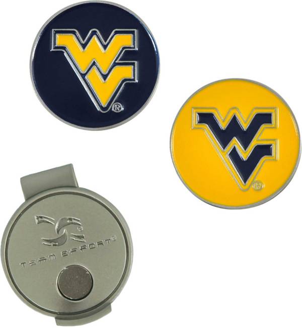 Team Effort West Virginia Mountaineers Hat Clip and Ball Markers Set product image