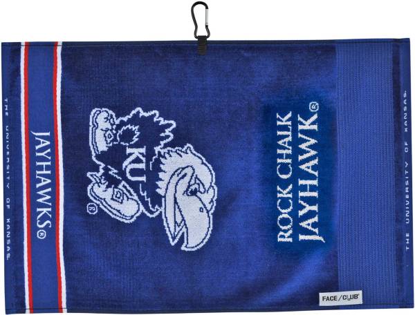 Team Effort Kansas Jayhawks Face/Club Jacquard Golf Towel product image