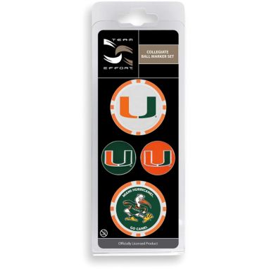 sorry, Team Effort Miami Hurricanes Ball Marker Set is currently out of stock