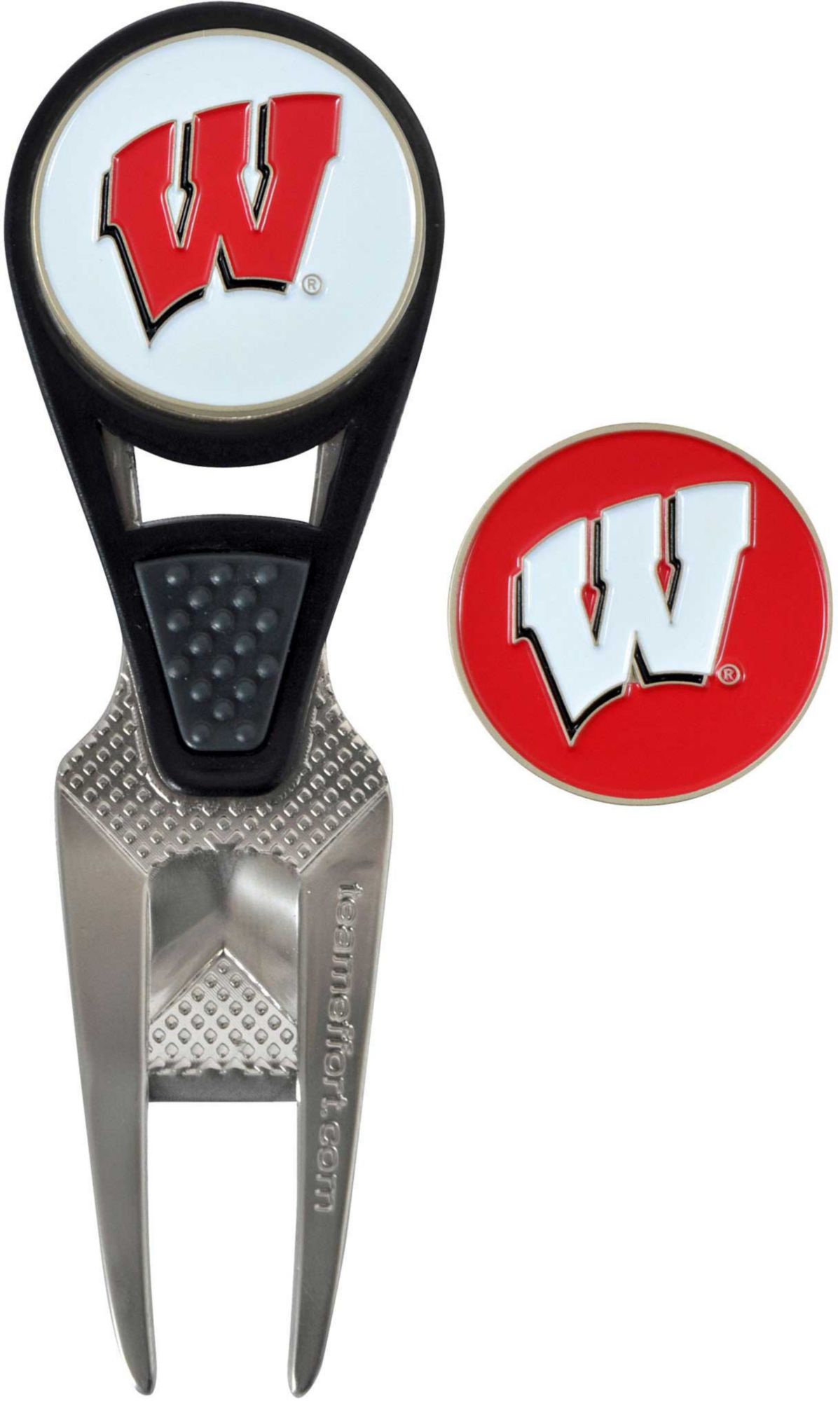 Team Effort Wisconsin Badgers CVX Divot Tool and Ball Marker Set