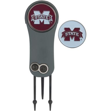 sorry, Team Effort Mississippi State Bulldogs Switchblade Divot Tool and Ball Marker Set is currently out of stock