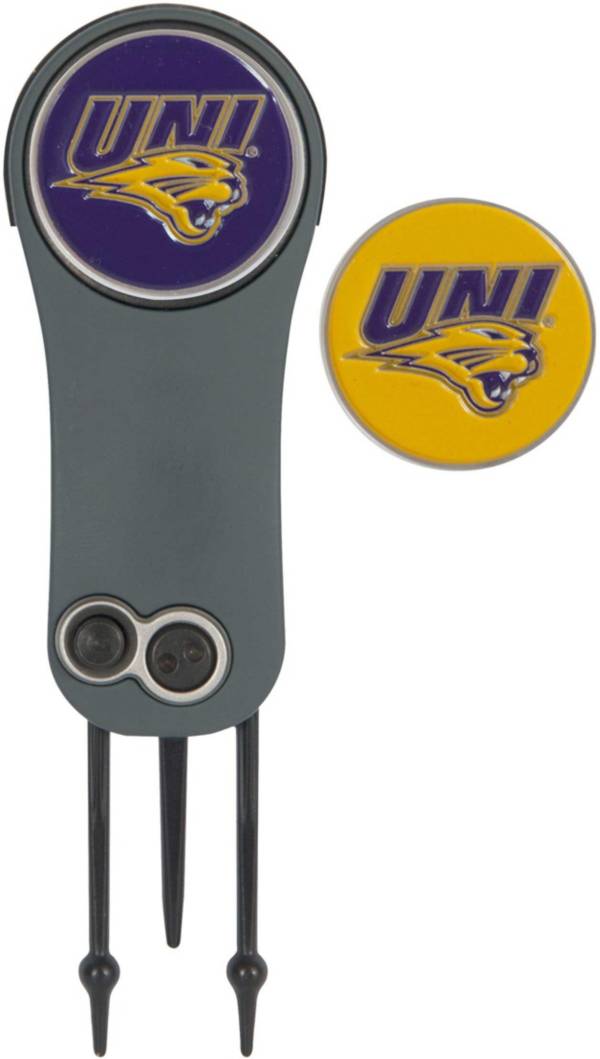 Team Effort Northern Iowa Panthers Switchblade Divot Tool and Ball ...