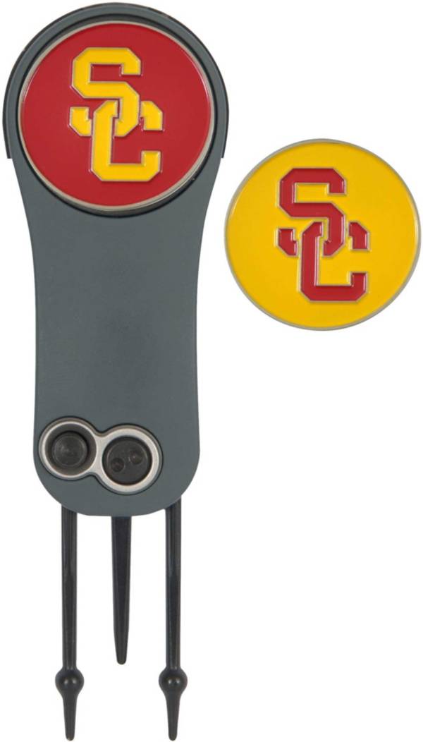 Team Effort USC Trojans Switchblade Divot Tool and Ball Marker Set product image