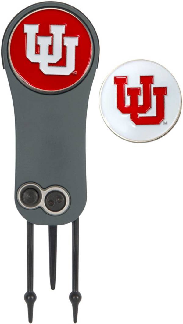 Team Effort Utah Utes Switchblade Divot Tool and Ball Marker Set