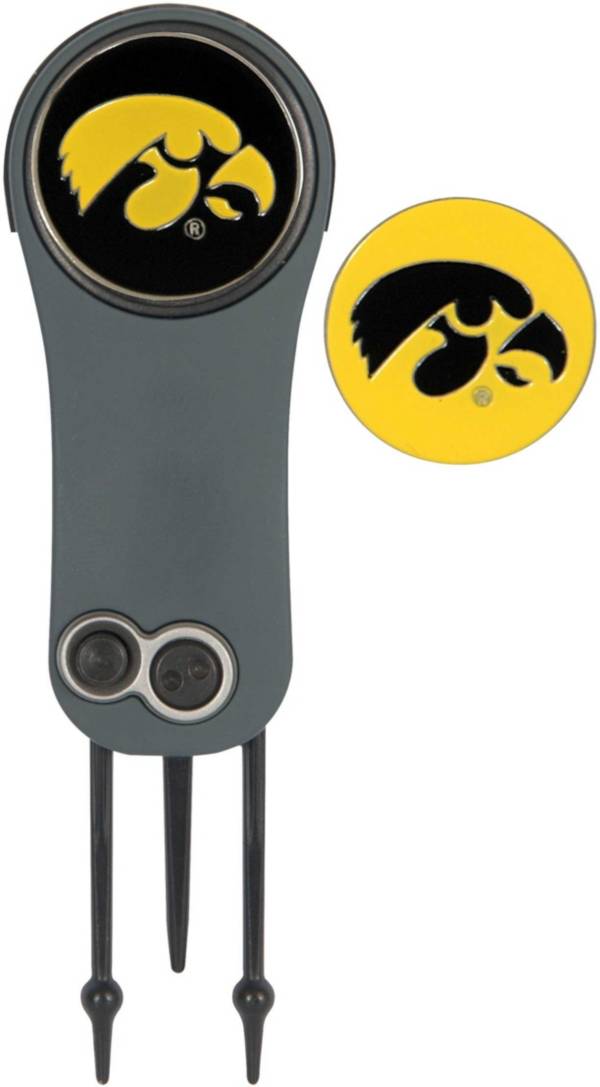 Team Effort Iowa Hawkeyes Switchblade Divot Tool and Ball Marker Set product image