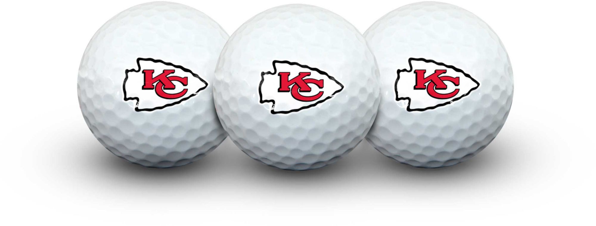 Team Effort Kansas City Chiefs Golf Balls - 3 Pack