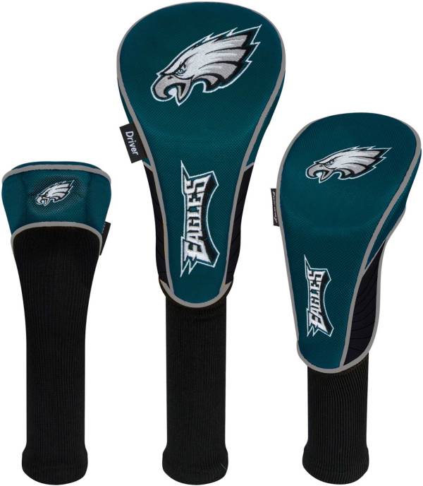 Team Effort Philadelphia Eagles Headcovers 3 Pack Golf Galaxy