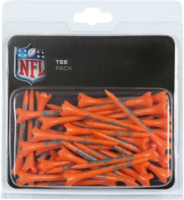 Team Effort Miami Dolphins 2.75" Golf Tees - 40 Pack