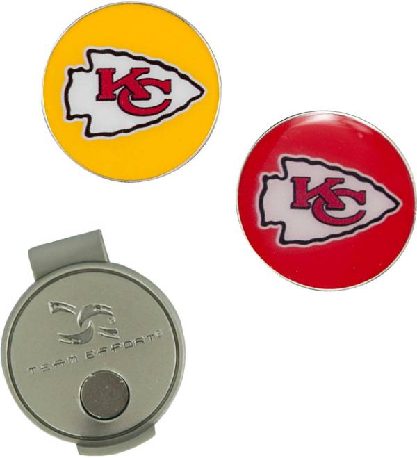 Team Effort Kansas City Chiefs Hat Clip and Ball Markers Set