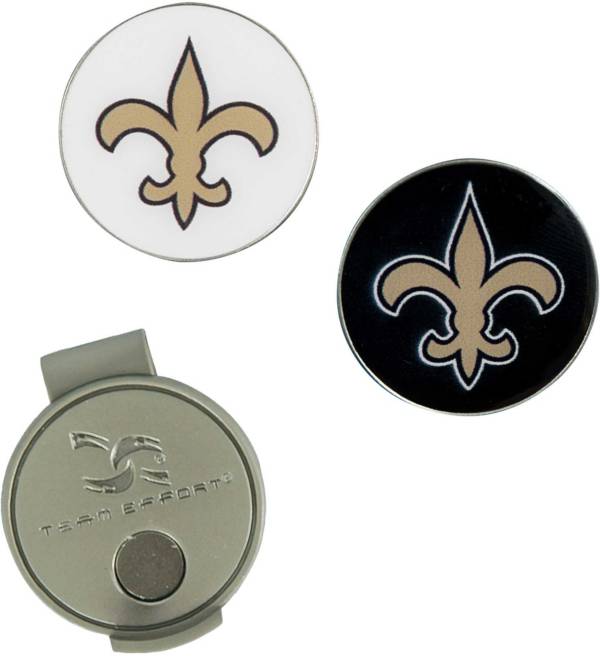 Team Effort New Orleans Saints Hat Clip and Ball Markers Set