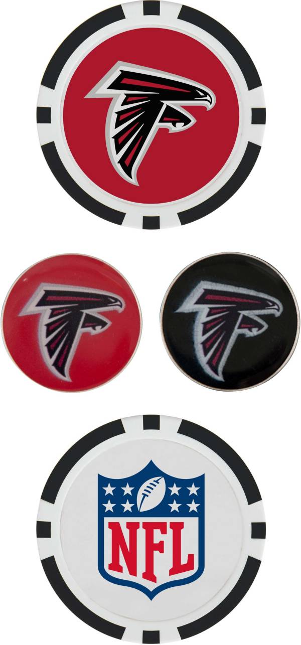 Team Effort Atlanta Falcons Hat Clip and Ball Markers Set - Each