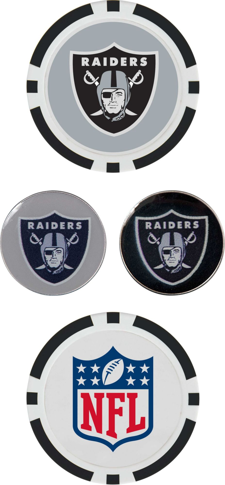 Team Effort Las Vegas Raiders Ball Marker Set