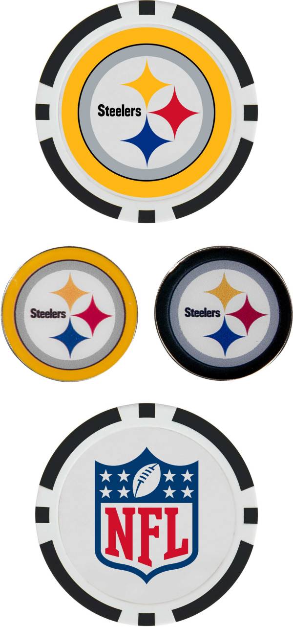 Pittsburgh Steelers 4 Golf Ball and Divot Tool Set