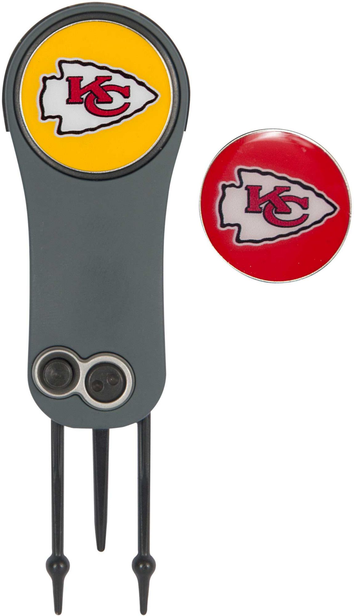 Team Effort Kansas City Chiefs Switchblade Divot Tool and Ball Marker Set