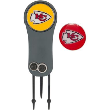 sorry, Team Effort Kansas City Chiefs Switchblade Divot Tool and Ball Marker Set is currently out of stock