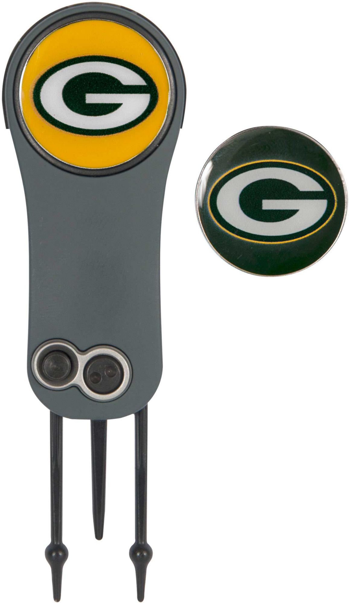 Team Effort Green Bay Packers Switchblade Divot Tool and Ball Marker Set