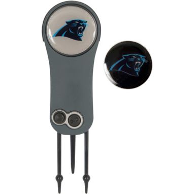 sorry, Team Effort Carolina Panthers Switchblade Divot Tool and Ball Marker Set is currently out of stock