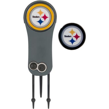 sorry, Team Effort Pittsburgh Steelers Switchblade Divot Tool and Ball Marker Set is currently out of stock