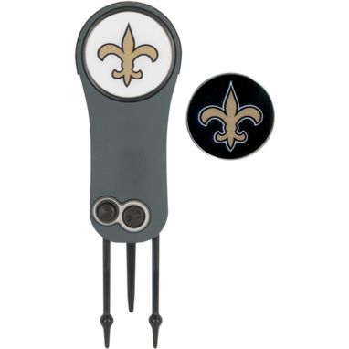 sorry, Team Effort New Orleans Saints Switchblade Divot Tool and Ball Marker Set is currently out of stock