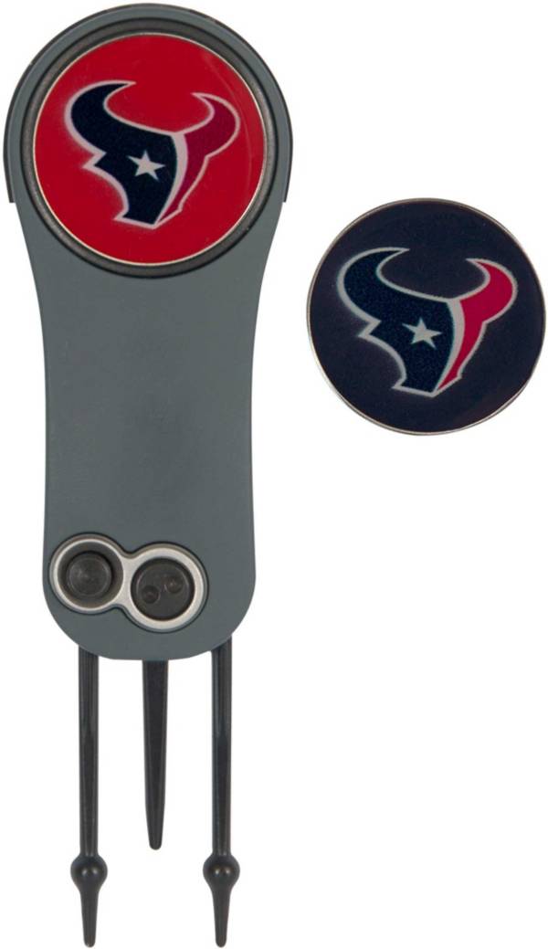 Team Effort Houston Texans Switchblade Divot Tool and Ball Marker Set ...