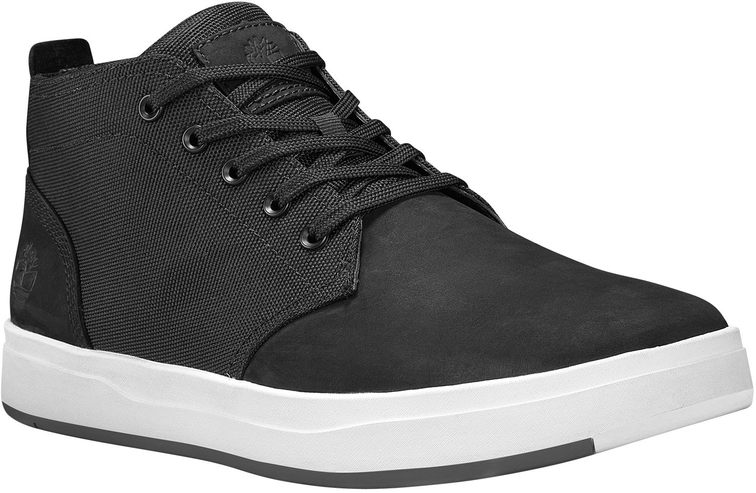 timberland men's davis square fabric and leather chukka boots