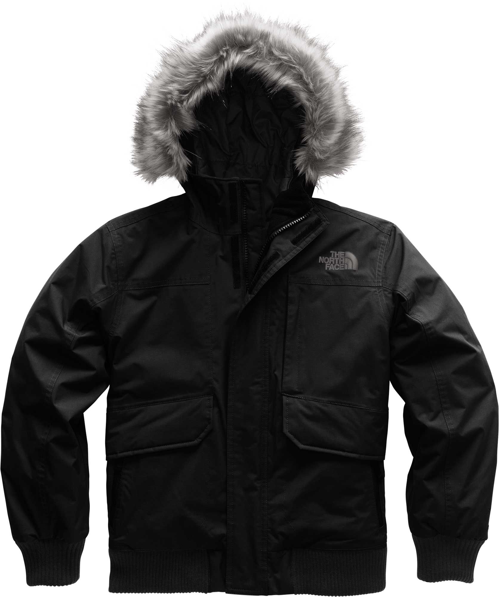 north face puffer jacket fur hood