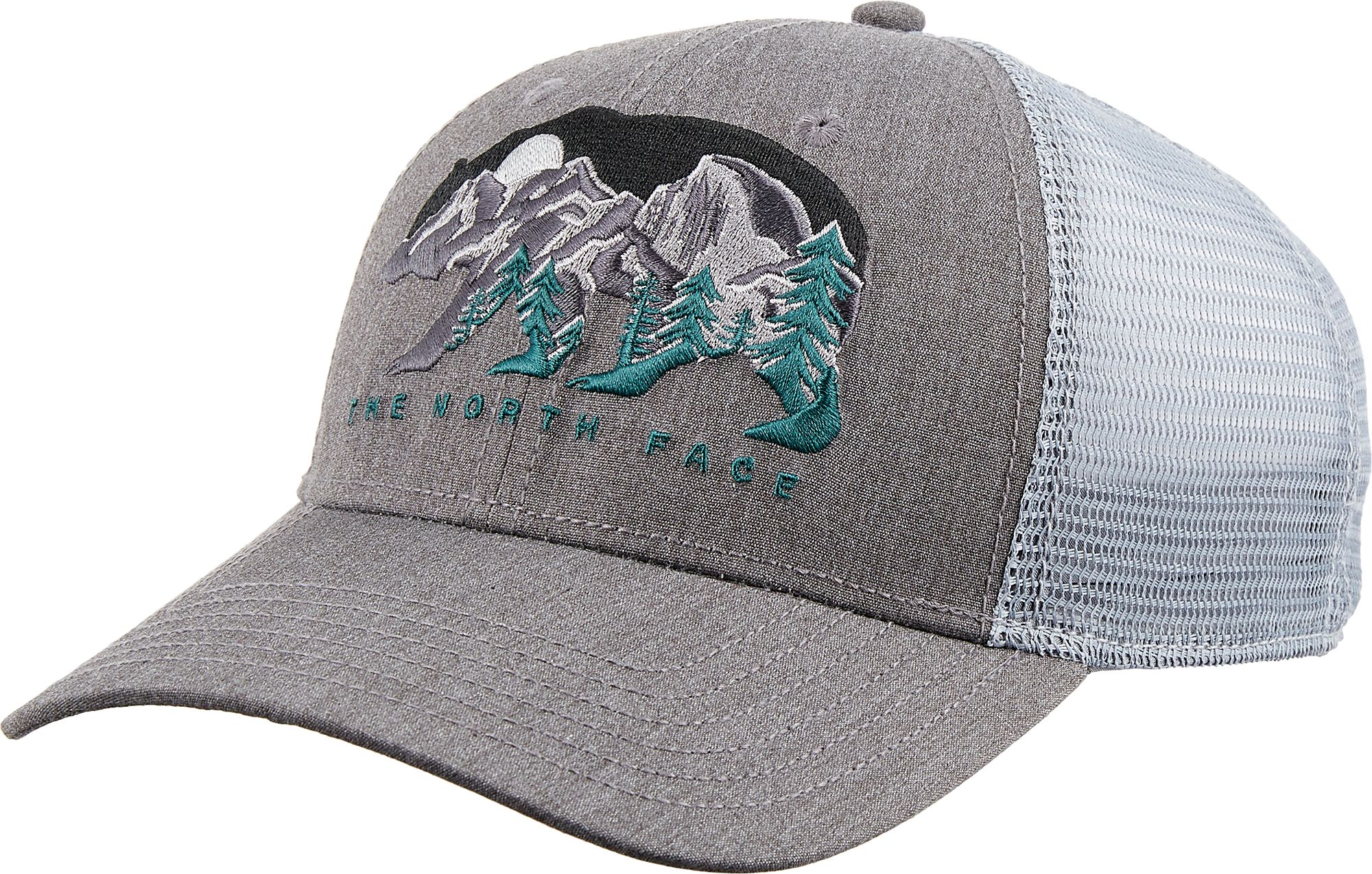 north face men's emb trucker hat