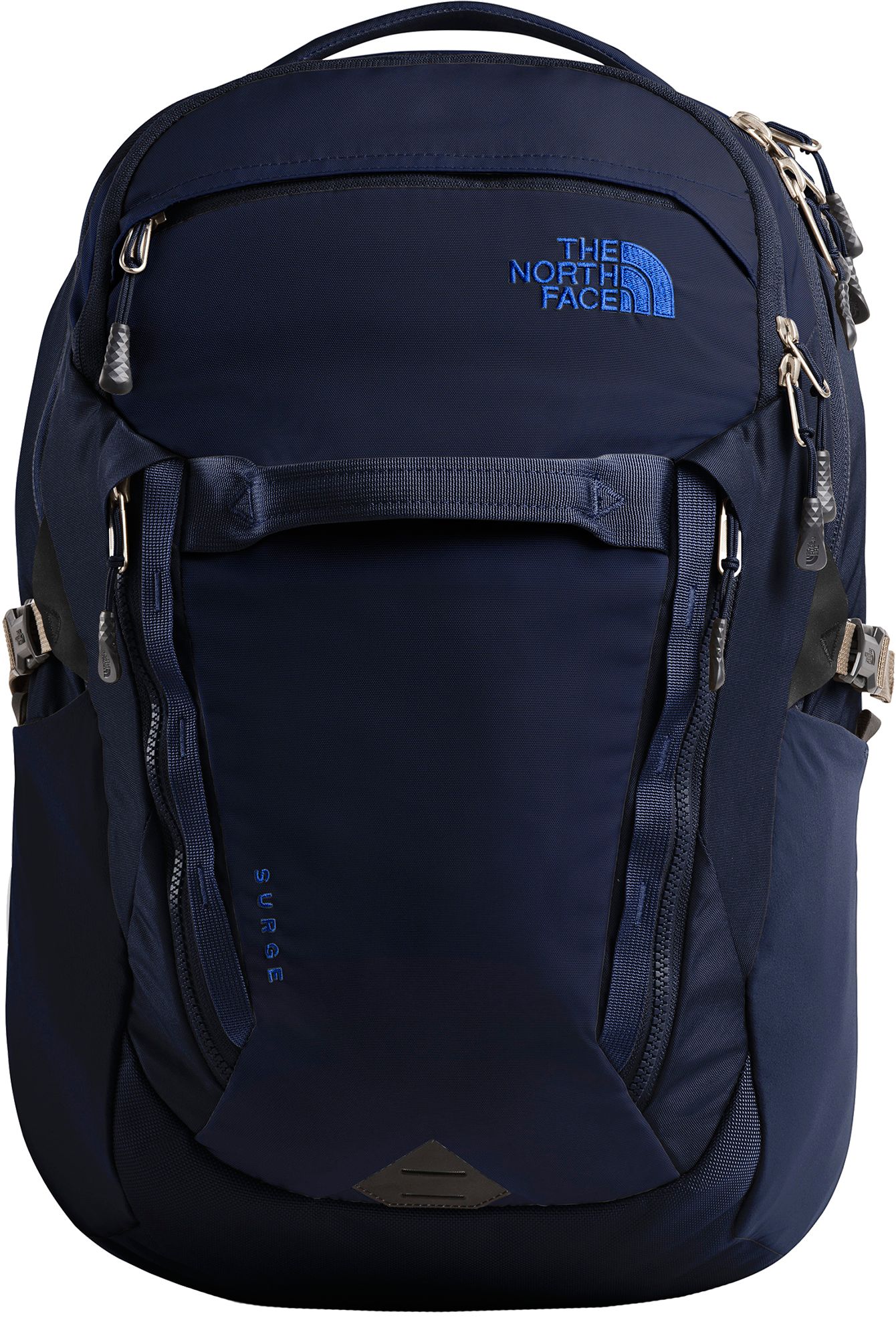 north face surge backpack blue