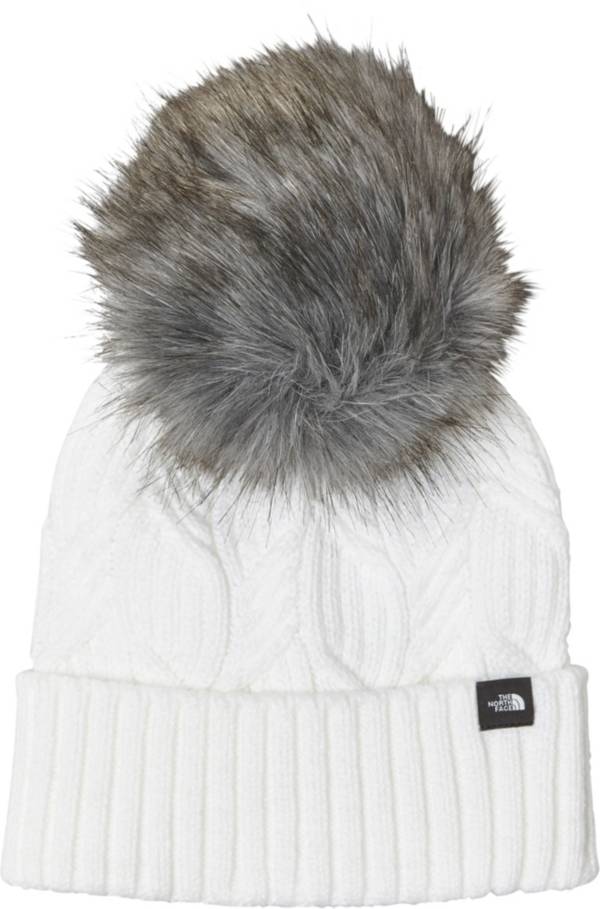 North face mega pom on sale beanie