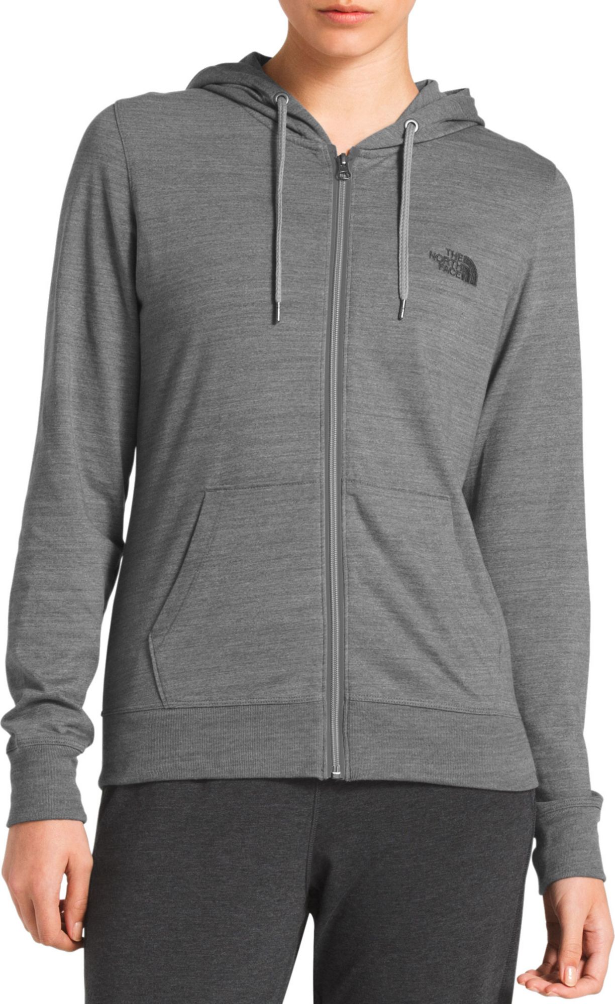 the north face women's lite weight full zip hoodie