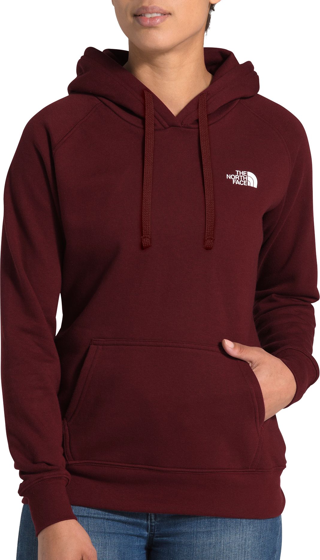 north face red box hoodie 