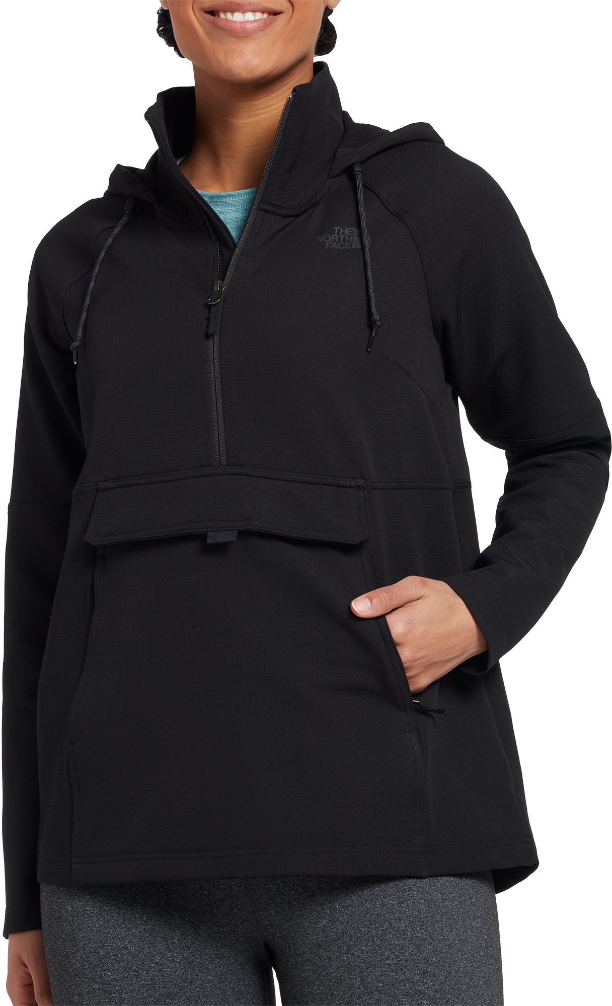 the north face women's tech sherpa pullover hoodie