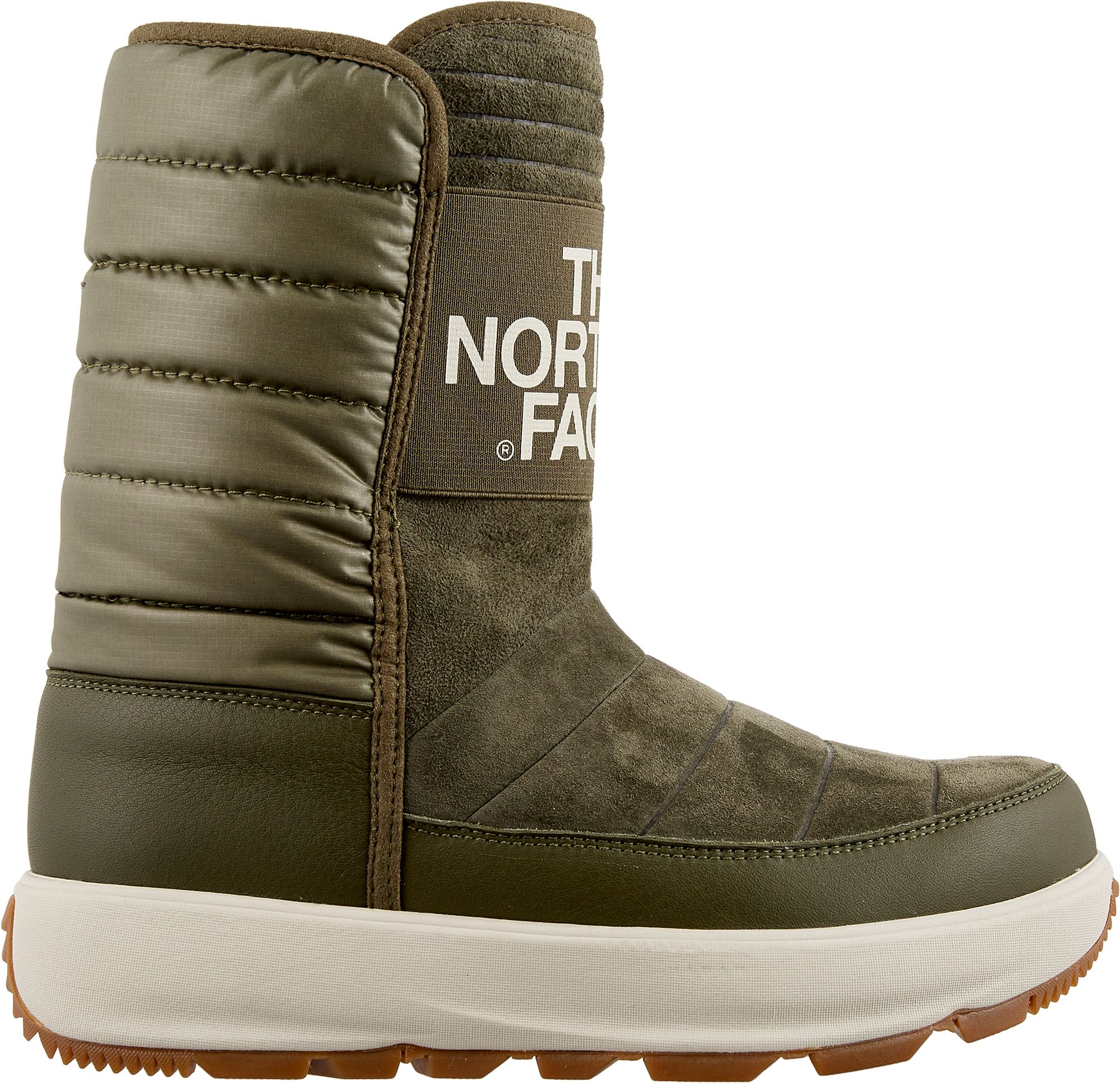 north face green boots