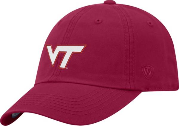 Top of the World Men's Virginia Tech Hokies Maroon Staple Vintage Patch Adjustable Hat