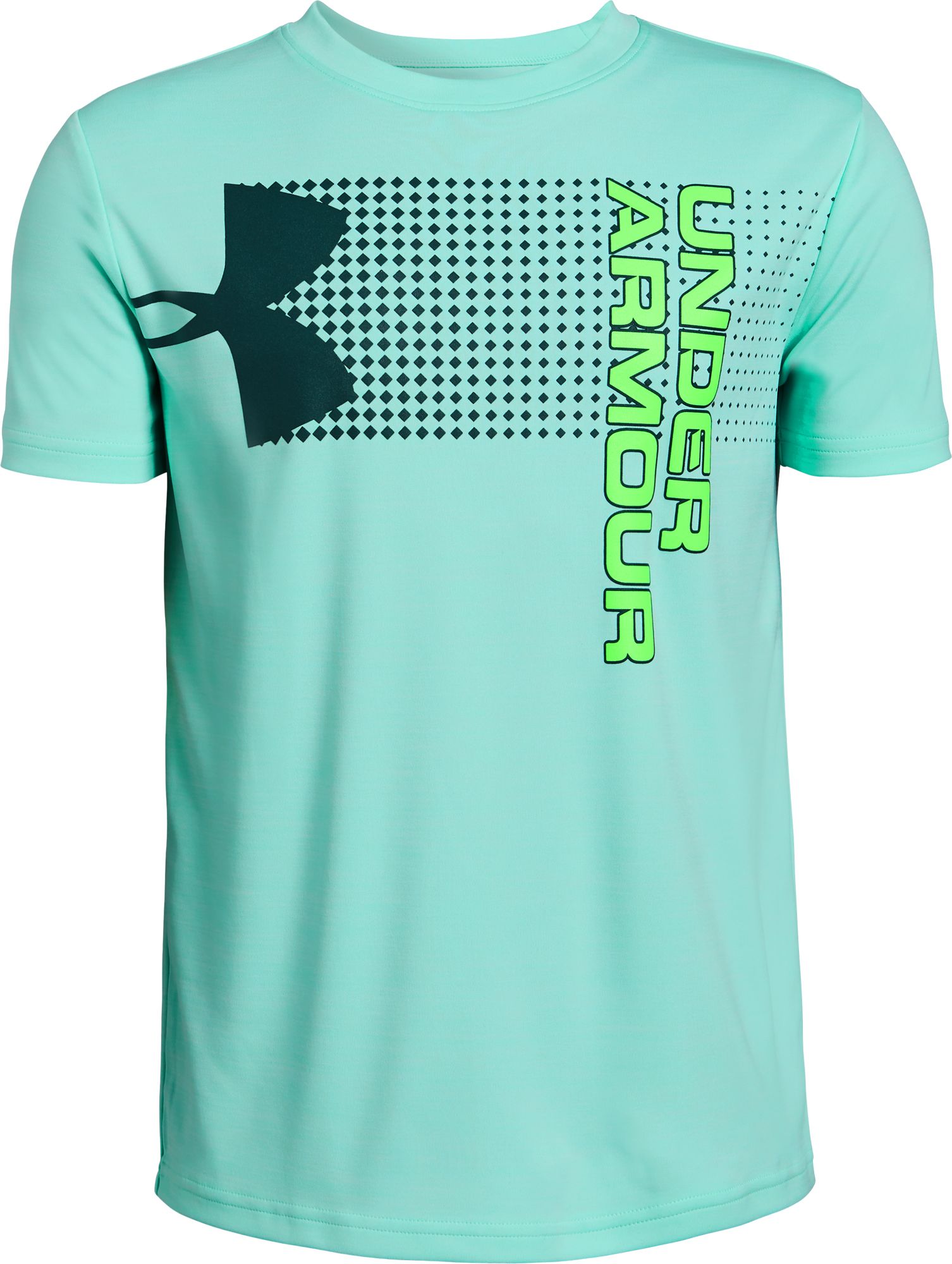 turquoise under armour shirt