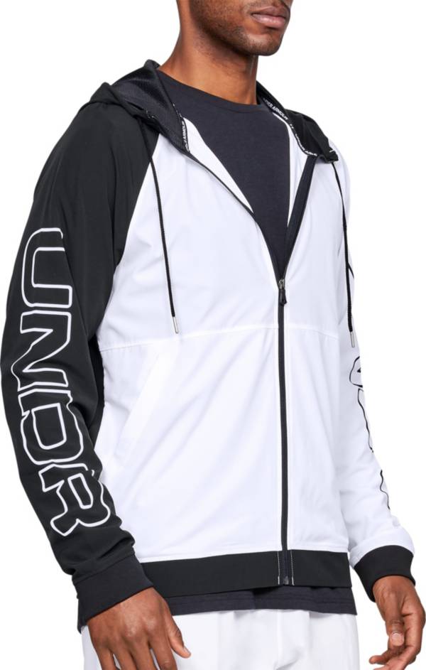 Under Armour Men's Baseline Woven Full-Zip Basketball Jacket