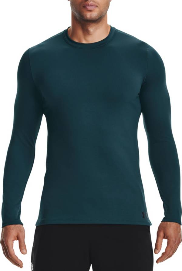 Under Armour Men's ColdGear Fitted Crew Long Sleeve Shirt | Dick's ...