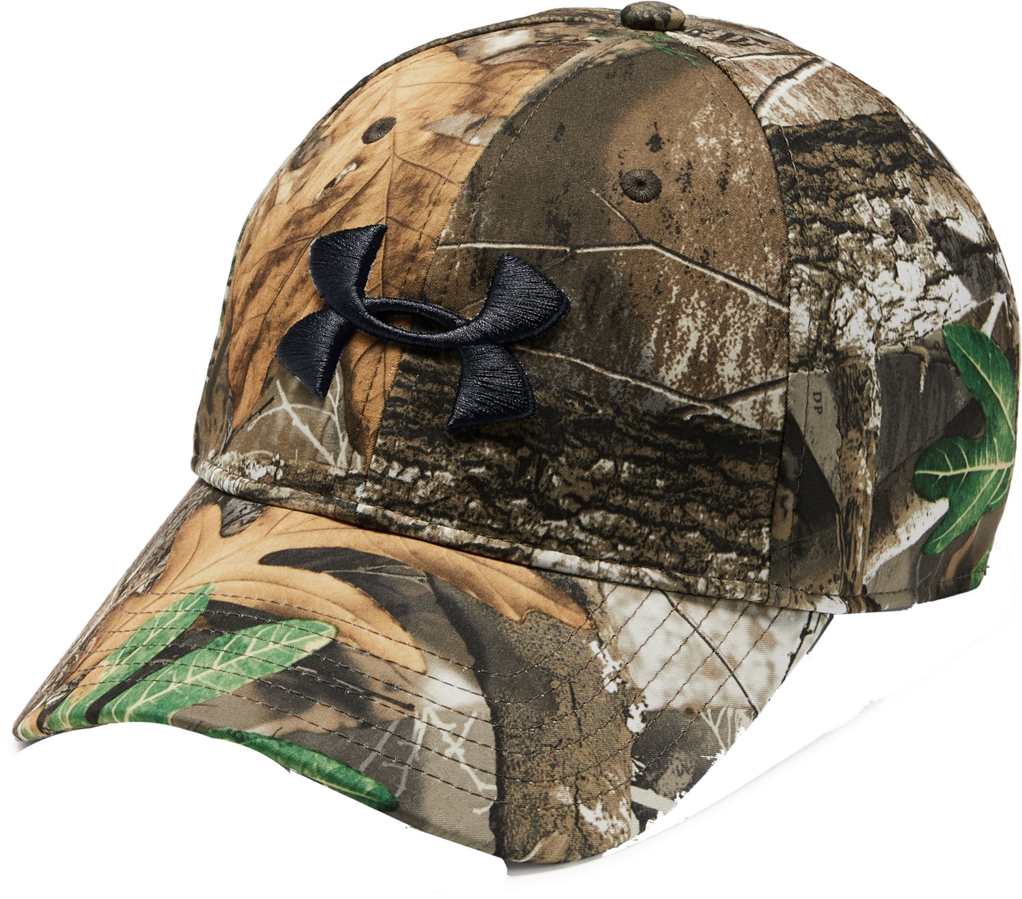 under armour men's camo stretch fit cap