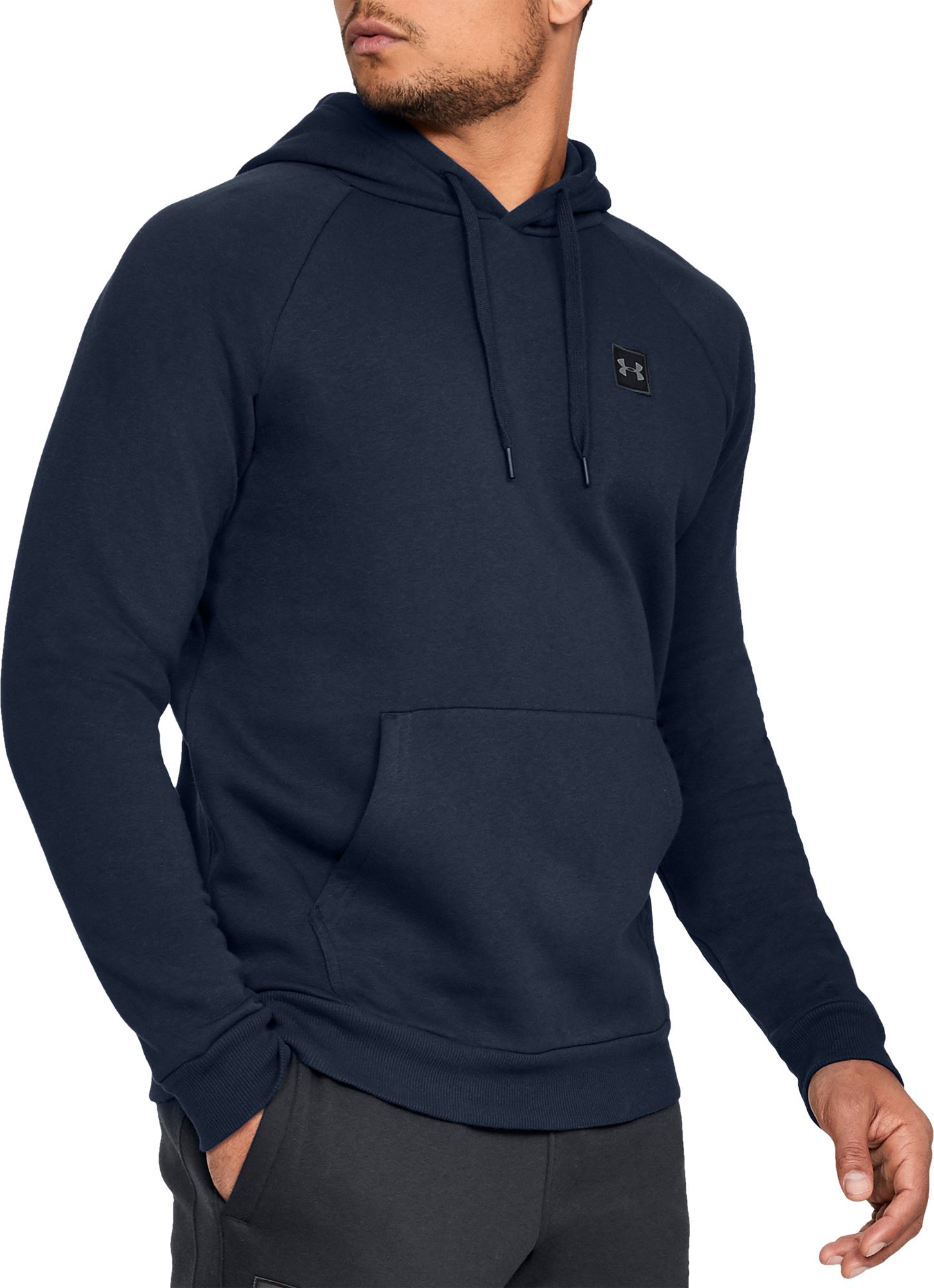 ua rival fleece fitted full zip