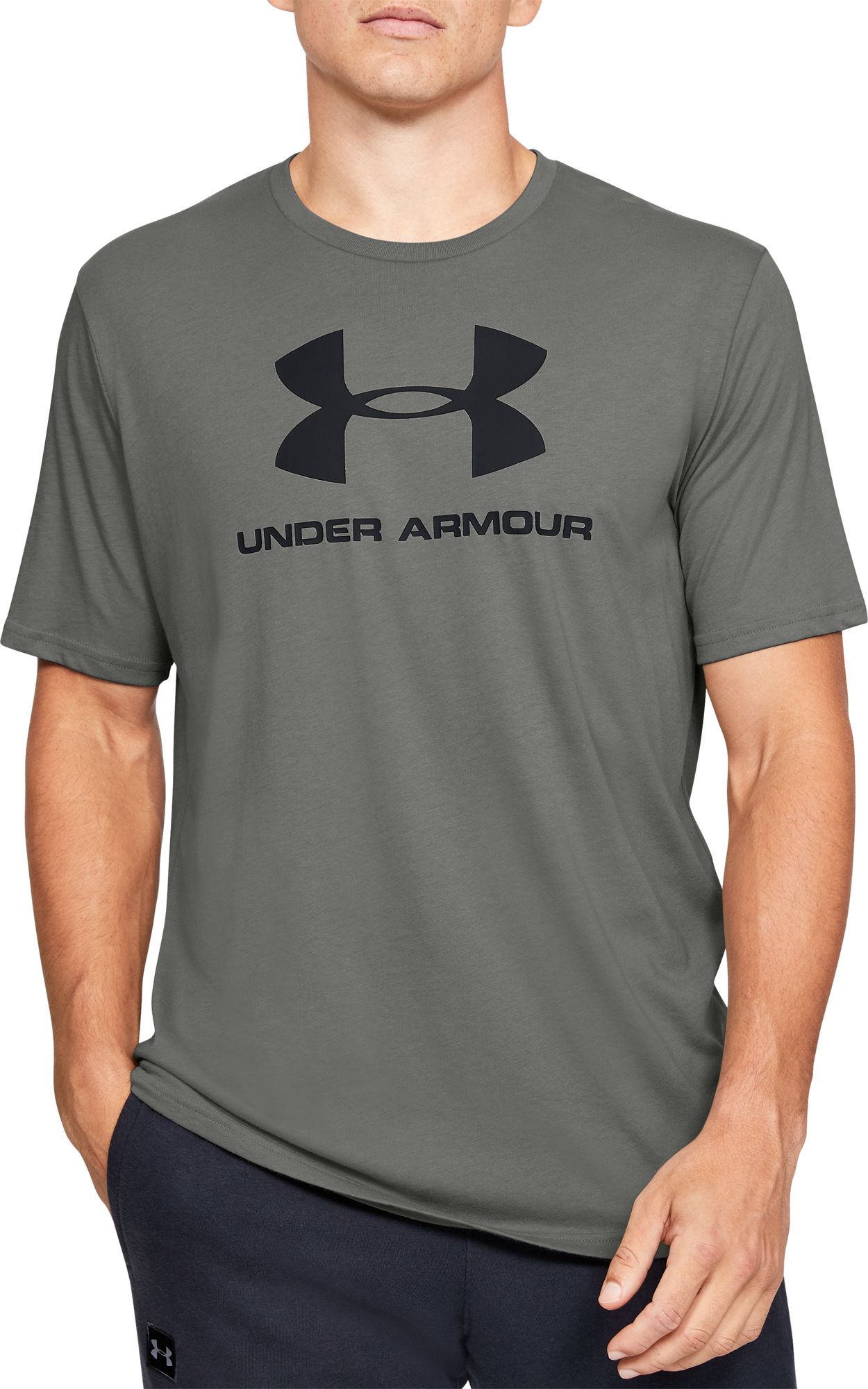 under armour big logo t shirt
