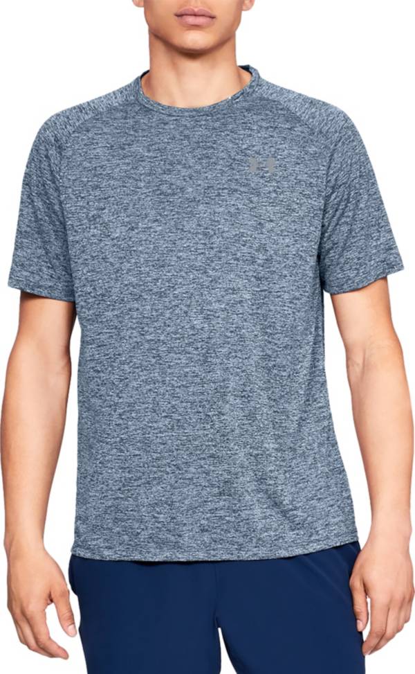 UNDER ARMOUR Men’s UA Velocity 2.0 Short Sleeve T-Shirt Navy Blue 1327965  408