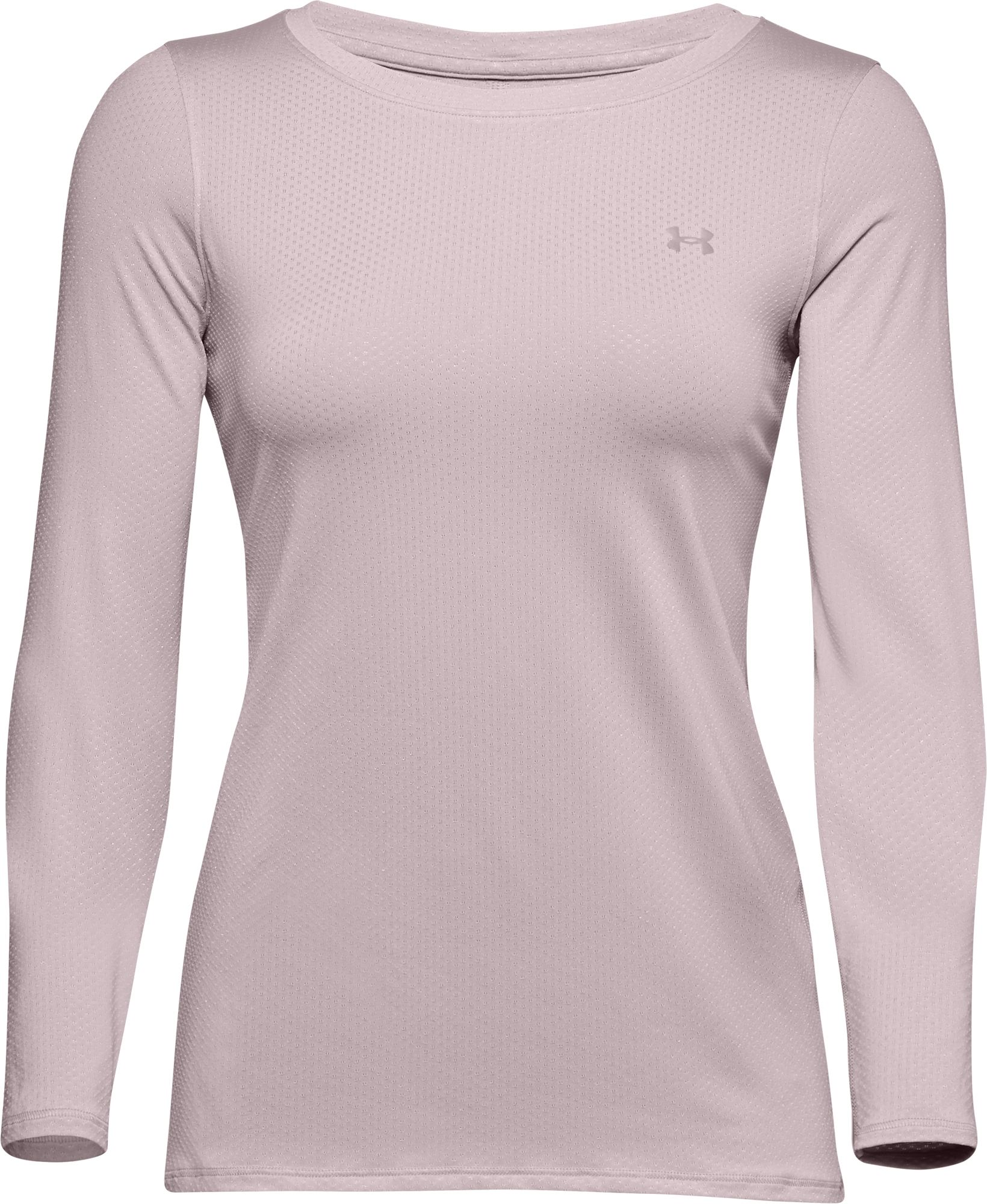 pink under armour long sleeve shirt