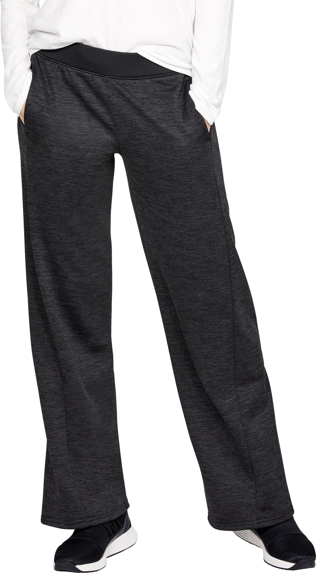 under armour open bottom sweatpants