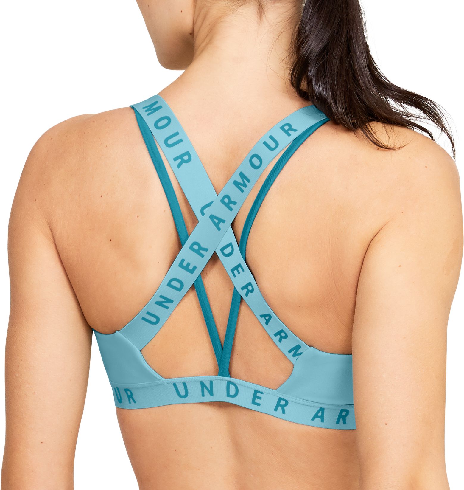 under armour wordmark strappy sportlette