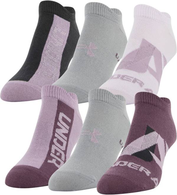 caja escándalo Bajo mandato Under Armour Women's Essential 2.0 No Show Socks - 6 Pack | Dick's Sporting  Goods