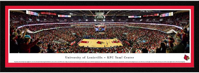 Blakeway Panoramas Louisville Cardinals Framed Panorama Poster