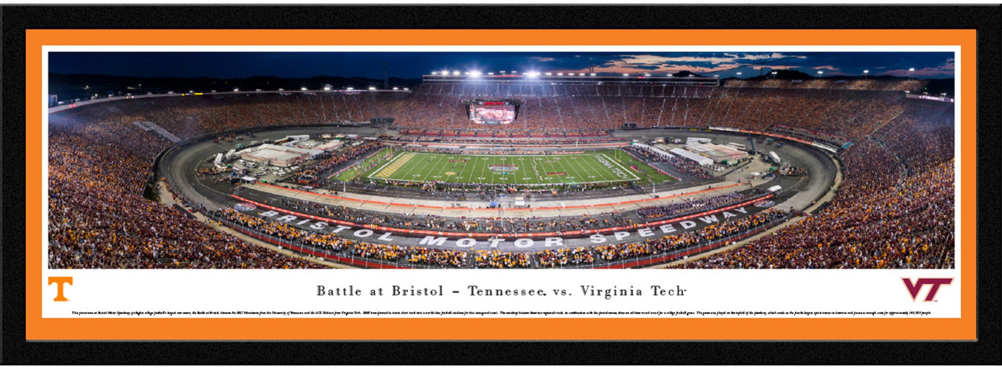 Blakeway Panoramas Tennessee Volunteers Framed Panorama Poster