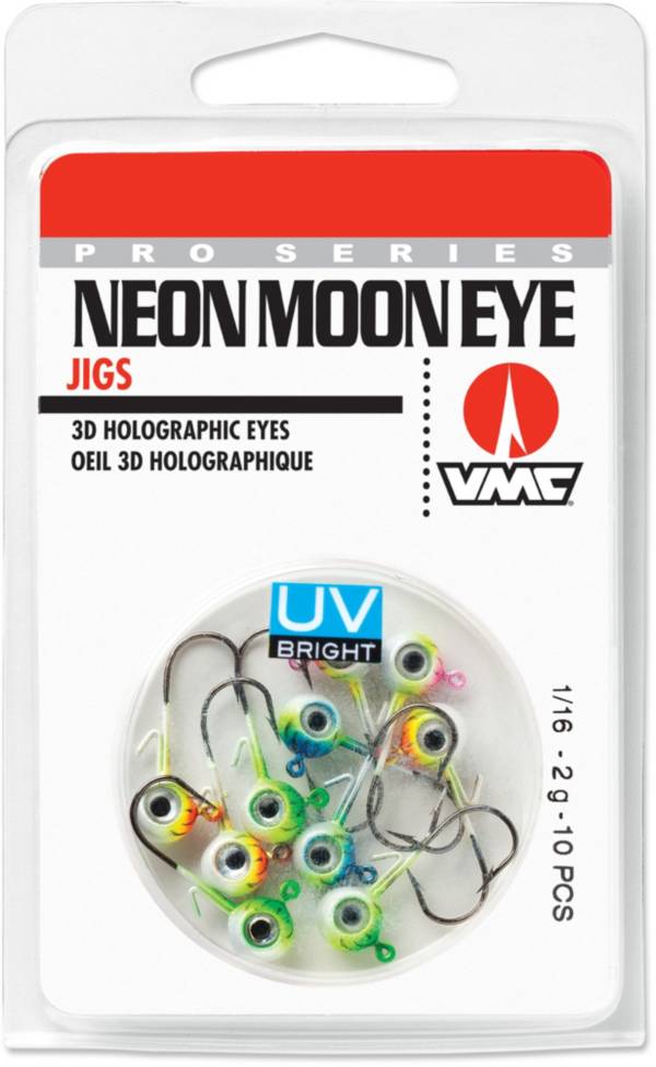 VMC Neon Moon Eye UV Bright Jig Head